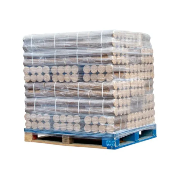 1000 KGS DE BUCHES COMPRESSÉES DE JOUR, BOIS DE CHAUFFAGE DENSIFIÉ POUR POÊLE À BOIS CHEMINÉE-EV