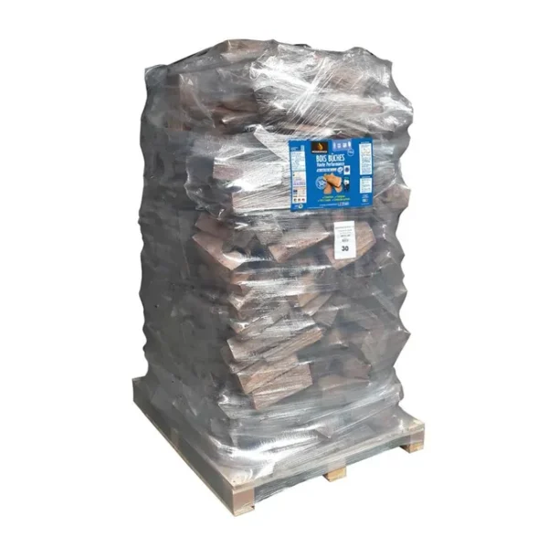 Bois de chauffage bûches extra sec L.30 cm, 2,24 stères-EV