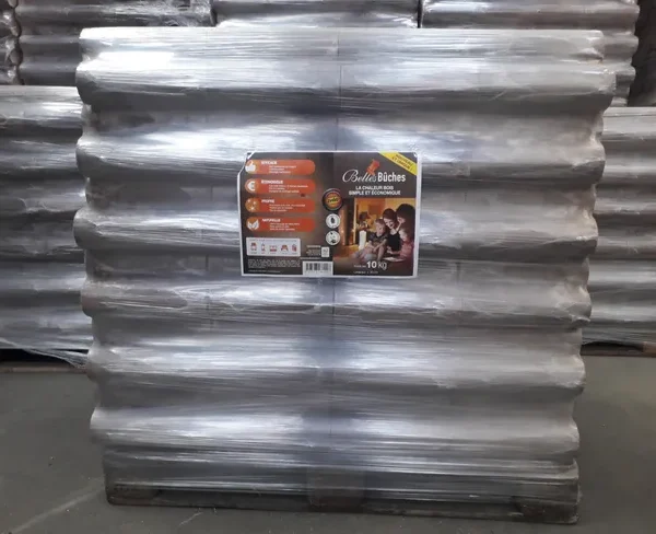 Palette bois densifié BELLES BUCHES 4 x 96-EV