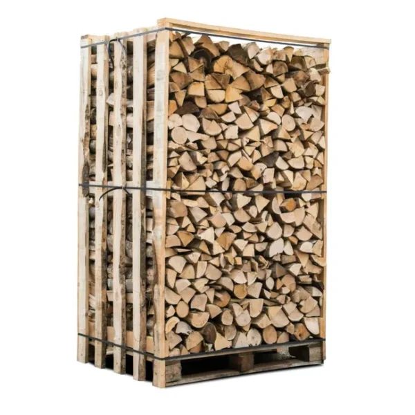 Box 3 stères 30cm bois de chauffage sec - palette de bois coupé fendu de 2,1m3-EV
