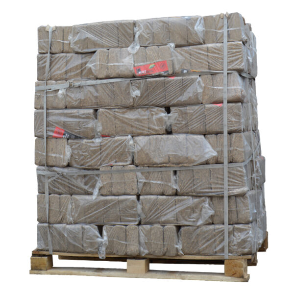 Palette de briquettes de bois Ruf 100% Chêne (960Kg)-EV