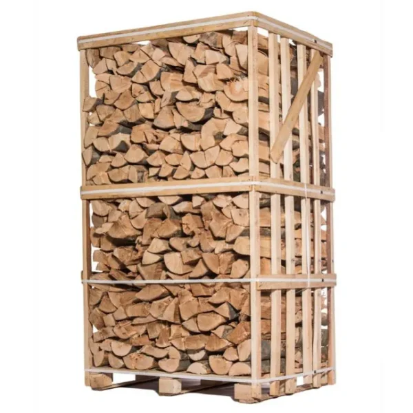 Box 2,5 stères 50cm bois de chauffage sec - palette de bois coupé fendu de 2,1m3-EV