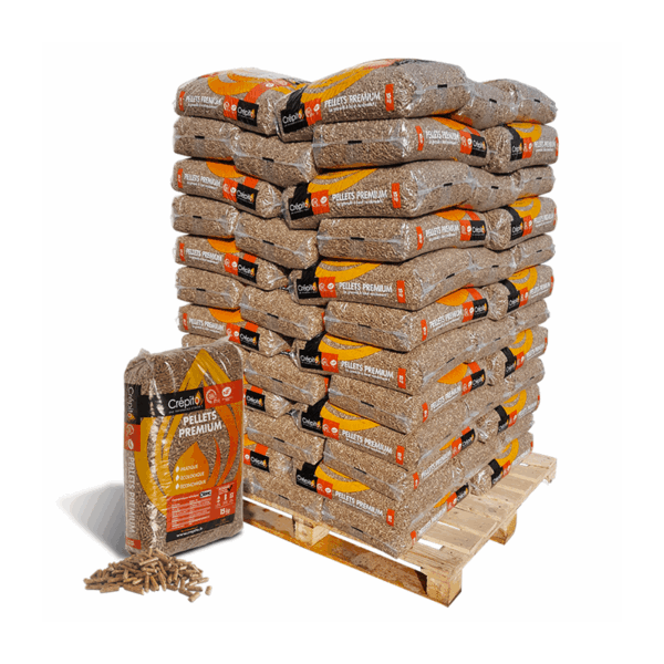 Pellets Premium Crépito - Palette De 72 Sacs De 15 Kg-EV