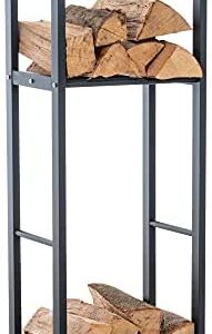 CLP Étagère Porte Bois De Cheminée Rehna I Porte-EV