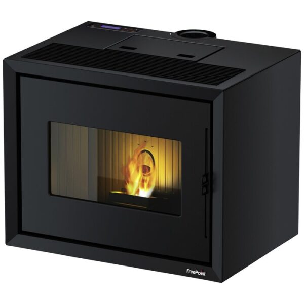 Poêle à pellets FREEPOINT Modo, 9,36 kw, compatible WiFi – noir-EV