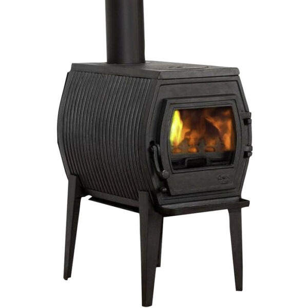 Poêle en fonte GLOBEFIRE Charon I, fonte, 7 kW – noir-EV