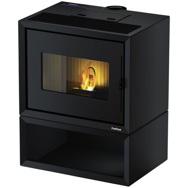 Poêle à pellets FREEPOINT Modo, 9,36 kw, compatible WiFi – noir-EV