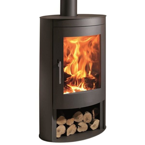 PANADERO Poêle ovale, acier, 8,7 kW – noir-EV